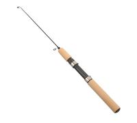 Milisten Canne à Glace Courte Portable Solide Légère et Réglable pour Lac et Crevettes Hiver Accessoire Professionnel sans Moulinet