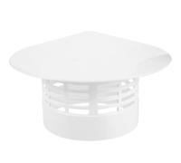 Milisten Capuchon de PVC Chapeau de Pluie pour Toit Capuchon de Ventilation de Protection Pluie pour Conduit de Cheminee