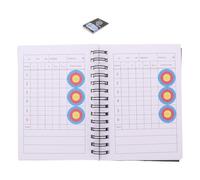 Milisten Carnet de Score Sport - Bloc-Notes de Poche 40 Pages en Papier - Organisateur de Suivi des Matchs pour Compétitions et Entraînements D’Archerie - Suivi Précis des Scores et