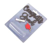 Milisten Carte de Graduation avec Porte Transparent Support pour Billets Carte Simple à Écrire avec Pochette pour à pour Lors de Fêtes