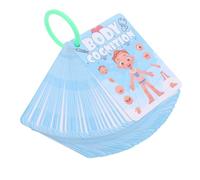 Milisten Cartes Cognitives De Reconnaissance des Parties Corps Cartes Éducatives pour Garçon Fille Apprentissage Visuel pour Tout-Petits Et Nourrissons Accessoire Pédagogique pour Maison