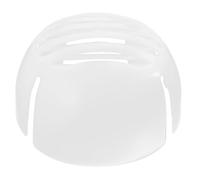 Milisten Casquette de Sécurité Antichoc Légère en Polyéthylène Abs Coque Respirante Blanche, Protection Solide et Confortable pour Travaux Industriels et Construction