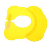 Milisten Casquette Garçon Fille Ajustable Protection Oreilles et Visage Bonnet Bain Garçon Fille Pratique et Facile à Nettoyer Chapeau Shampoing Mignon pour Jaune