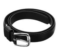 Milisten Ceinture Ajustable en Cuir Synthétique Noire pour Garçon, Accessoire Pratique pour Pantalons et Jeans, Résistante à L’Usure, Garçon et Filles 6-12 Ans
