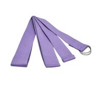 Milisten Ceinture Yoga Coton Résistante avec Boucle Métallique Bande D Étirement Multifonction pour Fitness Amélioration Flexibilité