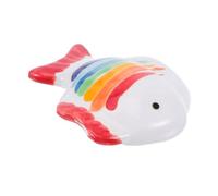 Milisten Ceramic Floating Fish Tank Statues Hand-Painted Striped Ornaments Realistic Decorations for Aquarium and Fairy Garden