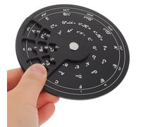 Milisten Cercle des pour Guitare Outil Entraînement Portable Alliage Aluminium Roue Claire et Résistante pour Débutants et Musiciens Adultes Aide Théorie Musicale et Progression des Gammes