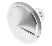 Milisten Chapeau Cheminée Extérieur Acier Inoxydable Protection Pluie et Vent Couvre Conduit de Cheminée Aux Intempéries Installation Facile pour Toitures et Foyers