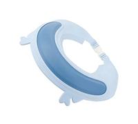 Milisten Chapeau de Bain Bébé Imperméable en Silicone Bleu Princesse Cerf, Protection Oreille Ajustable, Anti-éclaboussures pour Shampooing Bain, Bonnet de Baby Shower Bébé Confortable