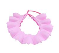 Milisten Chapeau de Bain Imperméable pour Garçon Fille Casquette Ajustable Tpe pour Lavage de Cheveux Protection des Oreilles Rose