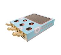 Milisten Chat Grattant Post Chat Catamazing Chat Exercice Wheel Chaton Toys Chat Chats Et Boîtes Jeu Chat Pop Up Chat Toys Interactifs pour Chats Intérieurs Papier Ondulé Bleu
