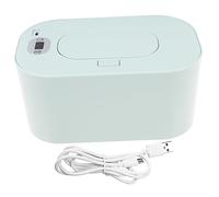 Milisten Chauffe-lingettes Usb Portable Pour Bébé, Distributeur De Lingettes Chauffantes Vert, Appareil De Réchauffage Compact En Plastique Haute Résistance, Maison Et Voiture, Usage Bébé