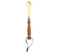 Milisten Chausse-pied en Bois Poignée Longue, Léger et Portable, Lève-chaussures Antidérapant pour Personnes Âgées, Femmes et Hommes, Accessoire de Voyage Pratique et Solide