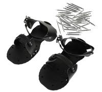 Milisten Chaussures Aérateur Pelouse à Clous Réglables pour Jardinage Semelle Aération Gazon Sangle Ajustable pour Améliore la Santé Sol et Gazon