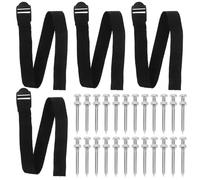 Milisten Chaussures Aérateurs Gazon avec Clous Sangles Réglables Aérateur Pelouse Manuel pour Sol Meuble Outil Multi-usages pour Jardin et Pelouse