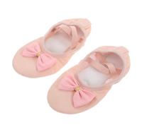 Milisten Chaussures de Danse Fille Souples avec Semelle Fendue Chaussures Ballet pour Cours et Performances de Danse Chinoise Design Patte de Chat Confort pour Garçon Fille