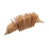 Milisten Claquettier Bois Dauphin pour Garçon Fille Instrument de Percussion Bois Naturel pour Éveil Musical et Apprentissage du Rythme Maternelle