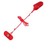 Milisten Clé de Sécurité pour Tapis Roulant 4,7 X 2 Cm avec Clip Serrage-câble, Accessoire D'arrêt d'urgence pour Machine de Fitness, Compatible Multi-Marques, Pièce de Rechange Fiable