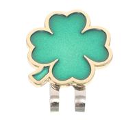 Milisten Clip Marqueur de Balle de Golf en Fer de Trèfle, Accessoire Portable et Facile à Fixer pour Fête Saint-Patrick ou Parcours de Golf