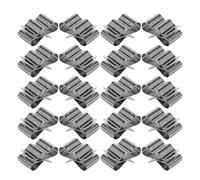 Milisten Clips de Câble Fixation Stable Rainures pour Panneaux Solaires Lot de 30 en Acier Inoxydable pour Gestion des Câbles Solaires et Marins