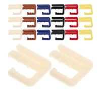 Milisten Clips Serrage-taille Ajusteur de Bouton Élégant en Plastique Lot de 24 Design Amovible sans Couture pour Jeans et Vêtements pour Femmes et Hommes