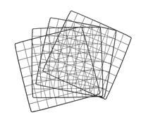 Milisten Cloître Amovible pour Animaux de Compagnie Clôture en Grillage Épaisse pour Cage à Chien 4 Panneaux Installation Facile pour Jardin et Intérieur