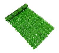 Milisten Clôture Végétale Artificielle 05X3 M en Plastique Solide Treillis Décoratif en Fausses Feuilles Vertes Réalistes Mur de Plantes Simulées pour Décoration Jardin et Balcon