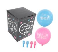 Milisten Coffret de Ballons pour Fête de Bébé Décoration Anniversaire Boîte en Papier Accessoires Amusants Pratique à Assembler Coffret pour Baby Shower