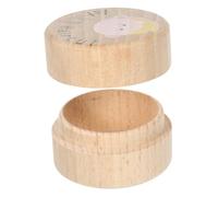 Milisten Coffret Souvenir Première Coupe De Cheveux En Bois Rond Compartiment Pour Dents De Lait Rangement Bébé Pour Chambre D'garçon Et Filles