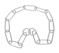 Milisten Collier Chien Chaîne Metal Collier De Dressage Acier Inoxydable Rallonge De Laisse Anti-Morsure pour Chiens