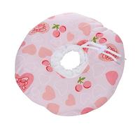 Milisten Collier de Récupération Chat S Collerette Rose Forme de Cœur Léchage Protection Cicatrisation Confortable et Ajustable pour Chien et Chat