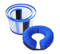 Milisten Collier Gonflable pour Chien et Chat Collerette de Récupération avec Coussin Protecteur pour Cou Convient aux Soins Post-opératoires au Sommeil