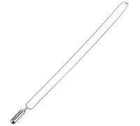 Milisten Collier Pendentif Pilule Diffuseur d'Huiles Essentielles en Métal Chaîne Perles Acier pour Aromathérapie Portable Homme et Femme