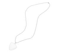 Milisten Collier Pendentif Transparent en Plastique Léger et Compact pour Rangement de Médiators Accessoire pour Guitaristes en Voyage Scène