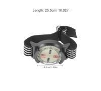 Milisten Compas à Voile étanche Boussole de Poignet Accessoires de plongée sous-Marine Boussole de plongée Qui Brille dans Le Noir ABS Black