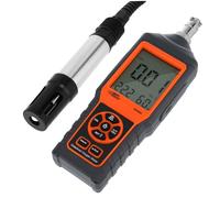 Milisten Compteur Oxygène Dissous Numérique Portable Testeur Eau pour Aquarium Et Bassin avec Étui Et Mémoire pour Suivi des Niveaux