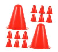 Milisten Cônes Dagilité 30 Mini Marqueurs en Plastique Polyvalents pour Le Patinage Le Football Le Cyclisme Lentraînement Sportif