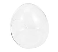 Milisten Conteneur De Paysage DIY en Verre Œuf Petit 9,5x11,5 Cm pour Terrarium Déco Intérieure Bouteille De Bryophytes Station De Propagation Végétale Écologique