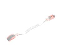 Milisten corde anti-perte enfant corde de marche sangle anti-perd bracelet de sécurité enfants qui marchent à la corde lien de poignet de sécurité corde de traction bébé rose