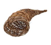 Milisten Corne D'abondance Panier Corne D'abondance Panier Pour Centre De Table Noël Panier De Rangement En Rotin Plateau De Service En Osier Décorations De Thanksgiving