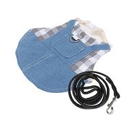 Milisten Costume Lapin avec Laisse Intégrée pour Promenade Extérieure Vêtement pour Petit Animal Confortable et Sécurisé Accessoire pour Lapin Nain et Autres Petits Compagnons