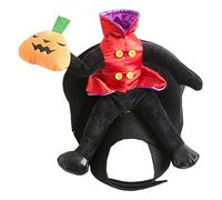 Milisten Costume pour Animaux De Compagnie Forme De Citrouille Vêtements pour Chiens Et Parfait pour Halloween Confortable