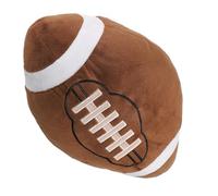 Milisten Coussin Décoratif Forme de Ballon de Rugby Coussin Peluche Super Doux pour pour Fans de Football Accessoire de Décoration pour Chambre et Anniversaire Hautement Réaliste