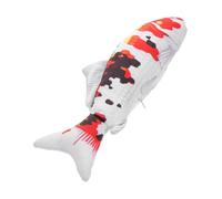 Milisten Coussin Peluche Carpe Koi Réaliste Éducatif pour Garçon Fille Oreiller Décoratif Mignon pour Chambre