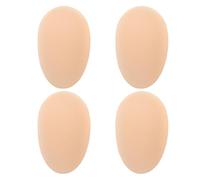 Milisten Coussinet Musculaire Adhésif en Silicone pour Hommes - 2 Paires Réutilisables Couleur Kaki - Rembourrage Pectoral Invisible Effet Push-up, Confortable et Discret pour Sport