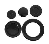 Milisten Couvercle de Brûleur à Gaz pour Plaque de Cuisson Couvercles pour Cuisinière à Gaz de Rechange pour Brûleur de Cuisinière de Accessoires