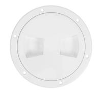 Milisten Couvercle de Trappe de Bateau : Trappe d'inspection Marine étanche 20 cm Petite Plaque de Pont Ronde Couvercle d'accès pré-percé et Installation Facile pour Bateau Yacht voilier
