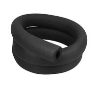 Milisten Couverture Isolante Facile à Installer et Nettoyer en Caoutchouc Noir pour Tubes de Tuyauterie Construction et L'ingénierie