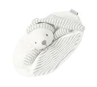 Milisten Couverture Sucette Serviette Douce Peluche Animal Apaisant pour Gris