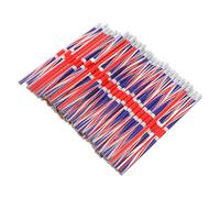 Milisten Crayons en Bois à Motif Drapeau Coloré Lot de 100 Crayons Hb pour École et Bureau Dessin Multi-usages Adaptés aux Projets Artistiques et Scolaires